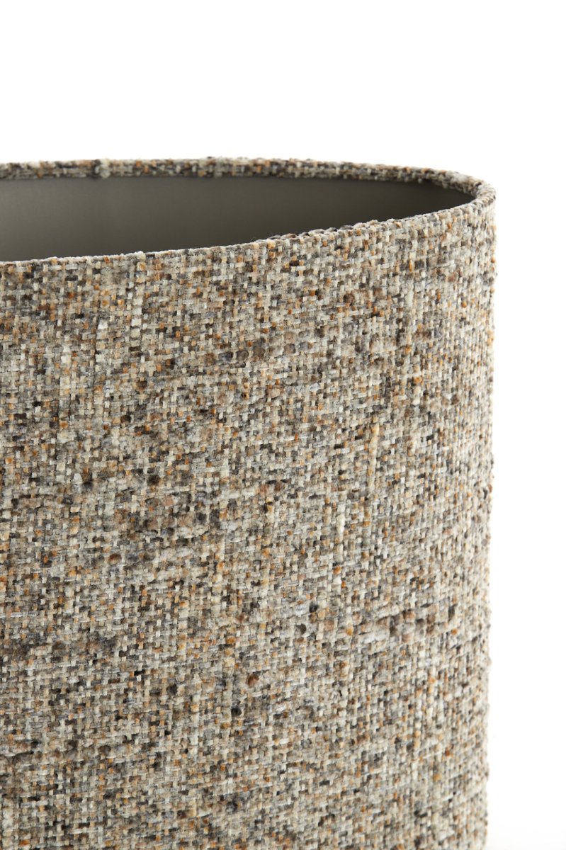 Beige gepolsterter zylindrischer Lampenschirm Light & Living Osire – Bild 7