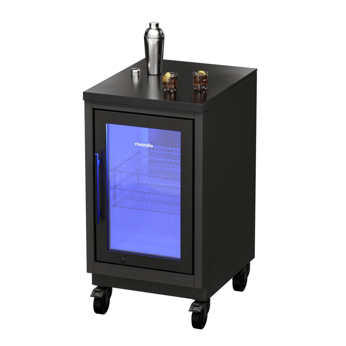 Outdoor Cocktailstation mit Kühlschrank und Spüle – Bild 4