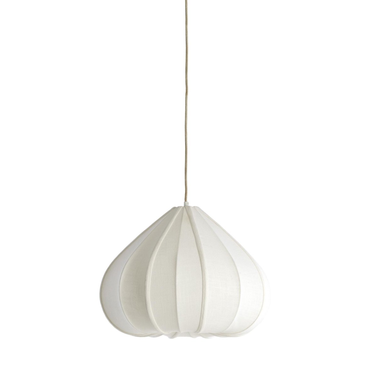 Japandi-Hängeleuchte Birnenform weiß Light & Living Zubeda – Bild 2