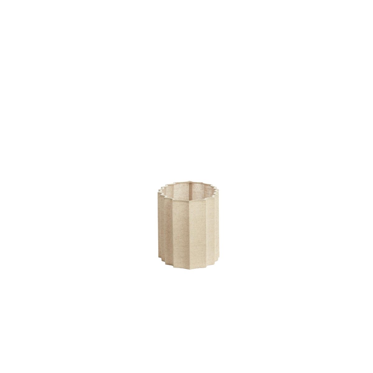 Ovale plissierte Lampenschirm beige Light & Living Disli – Bild 4