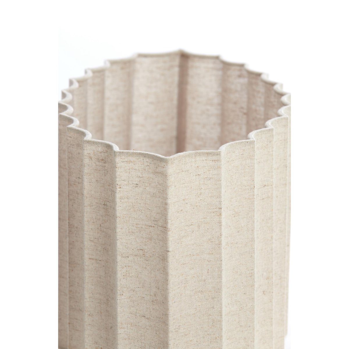 Ovale plissierte Lampenschirm beige Light & Living Disli – Bild 8