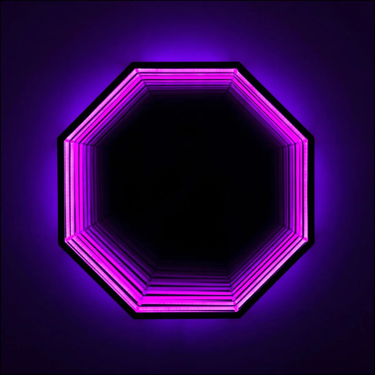 3D Achteck Infinity Mirror Light - Wandleuchte – Bild 7