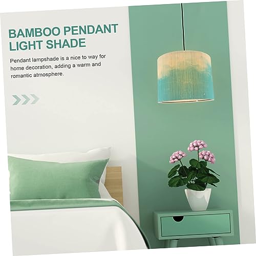 BESTOYARD Lampenschirm für Tischlampen und Stehlampen Langlebig Druckmuster Rustikales Design E27 Fassung – Bild 7