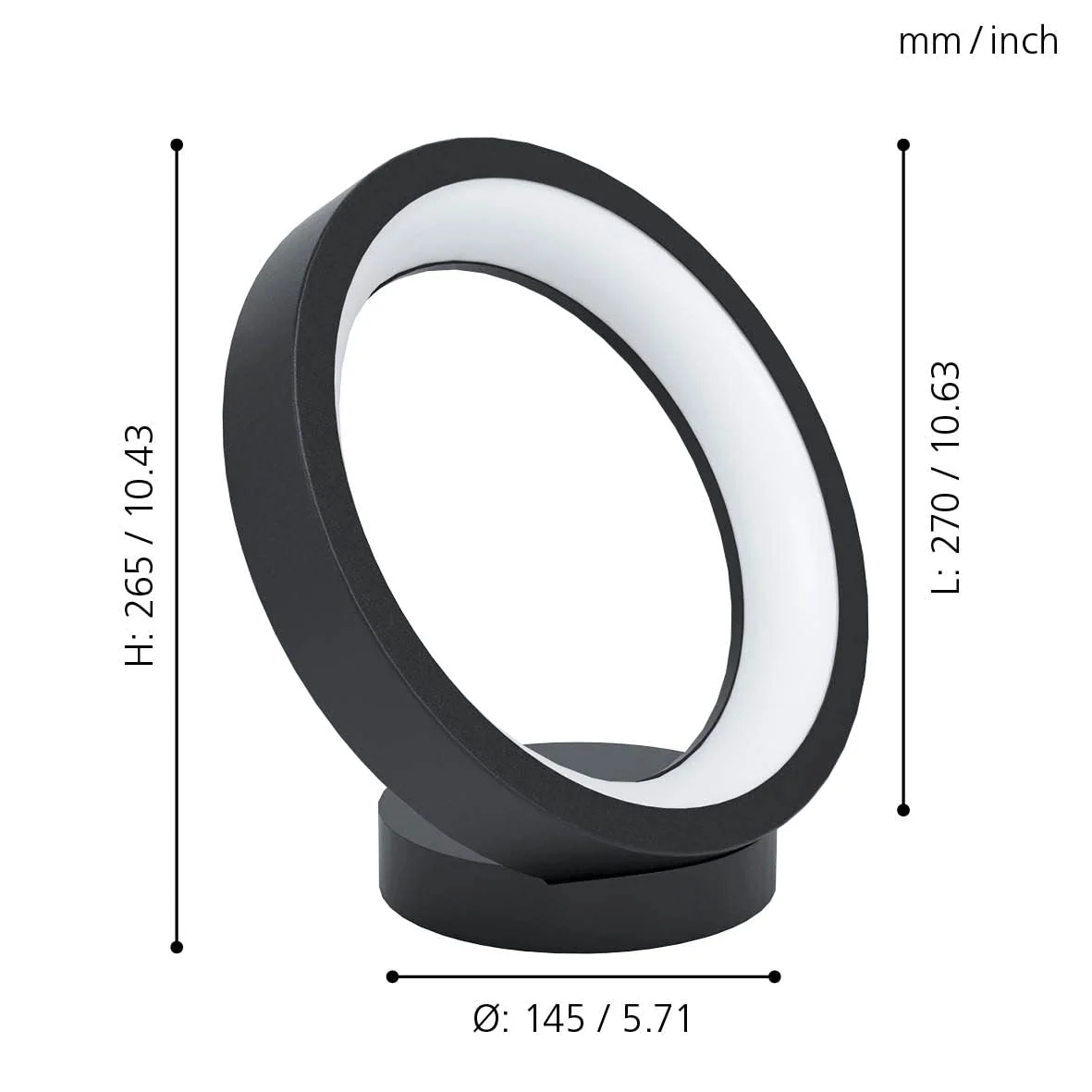 EGLO connect.z Smart-Home LED Tischlampe Marghera-Z, Tischleuchte, ZigBee, App und Sprachsteuerung Alexa, Lichtfarbe einstellbar (warmweiß-kaltweiß), RGB, dimmbar – Bild 4