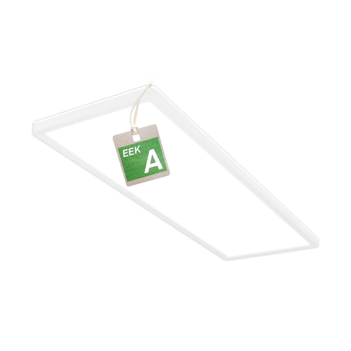 BRILONER - LED Deckenleuchte Effizienzklasse A, ca. 50.000h Licht, 14W bei 3000lm, LED Panel flach, helle energiesparende Deckenlampe Wohnzimmer, Küchenlampe, Wohnzimmerlampe 58x20x3 cm, Weiß – Bild 2