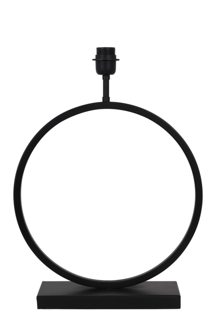 Schwarzer lampenfuß rund Light & Living Liva – Bild 3