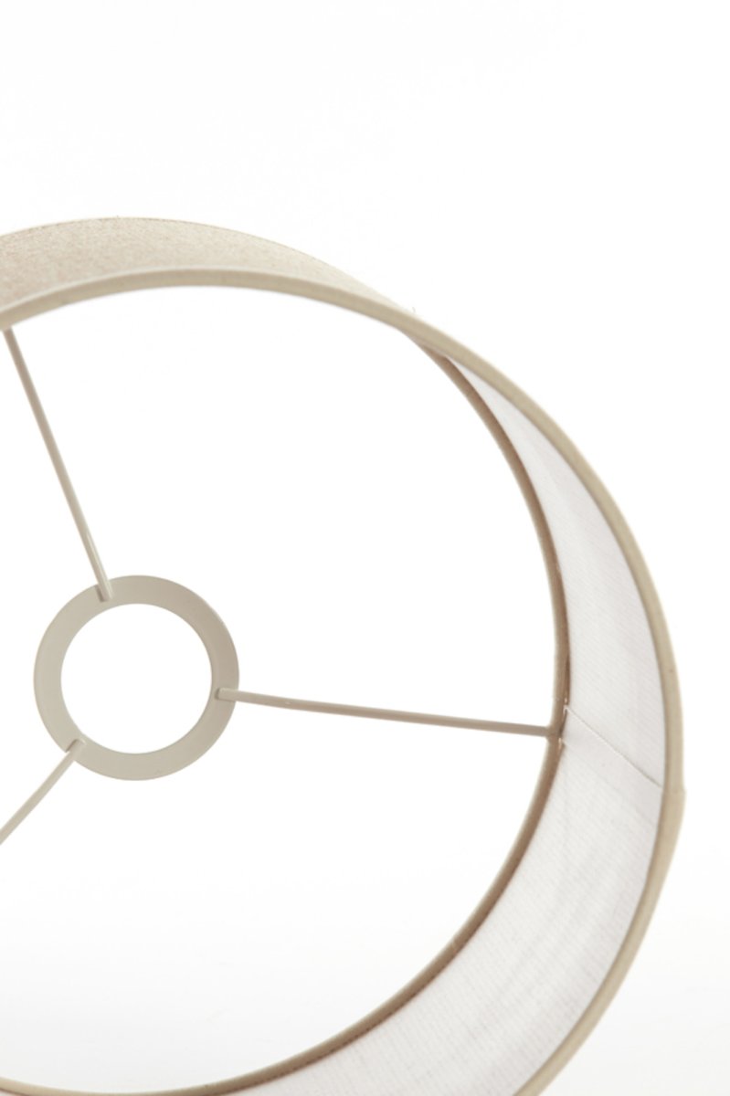 Beige zylindrischer Lampenschirm für Stimmungsbeleuchtung Light & Living Sendai – Bild 8