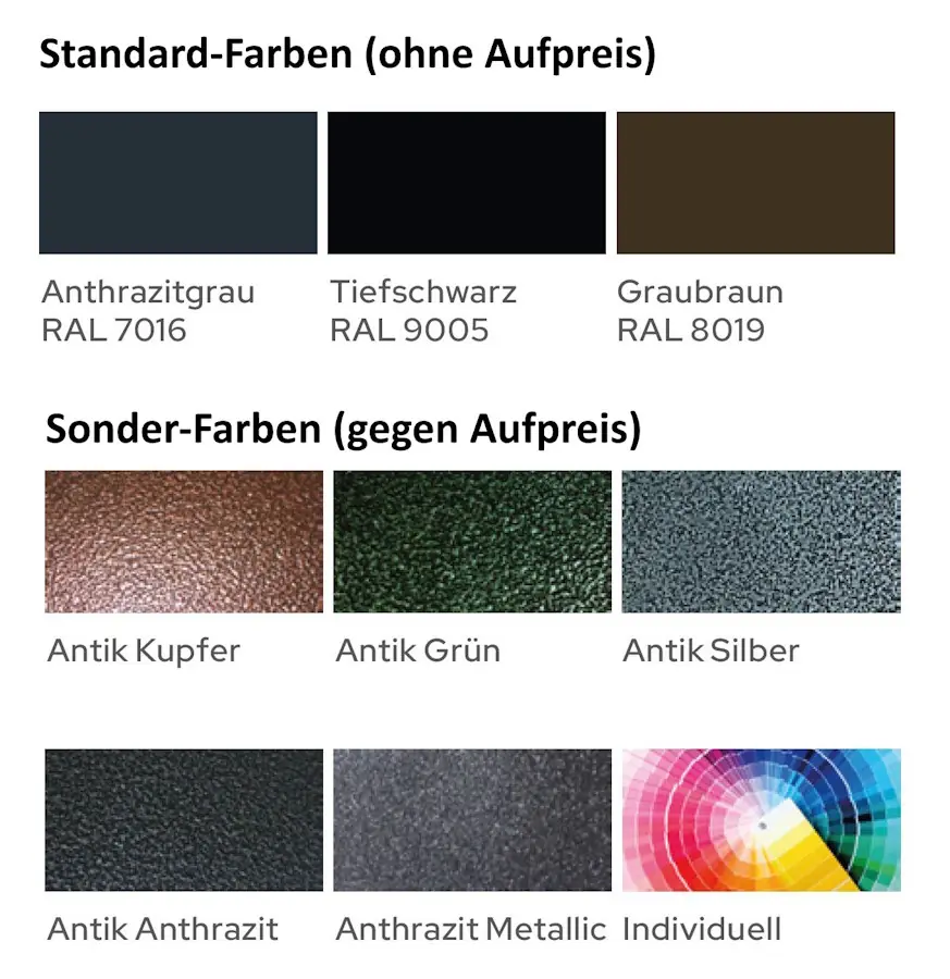 „Unit 5“ KLASSIK Zaunfeld / Zaunelement + Pfosten Gartenzaun Metallzaun Schmuckzaun Zierzaun Zierspitzen Zierelement Kreis klassisch hochwertig langlebig Metall Stahl feuerverzinkt pulverbeschichtet vertikal – Bild 5