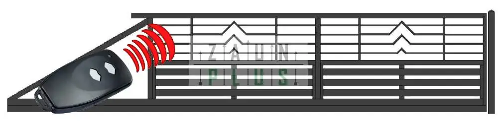 „MOF 2 F/G“ PREMIUM Schiebetor 2m – 6m freitragend manuell / elektrisch Stahl feuerverzinkt auf Maß Hoftor Einfahrtstor modern horizontal pulverbeschichtet Holz Holzoptik Holzdesign – Bild 4