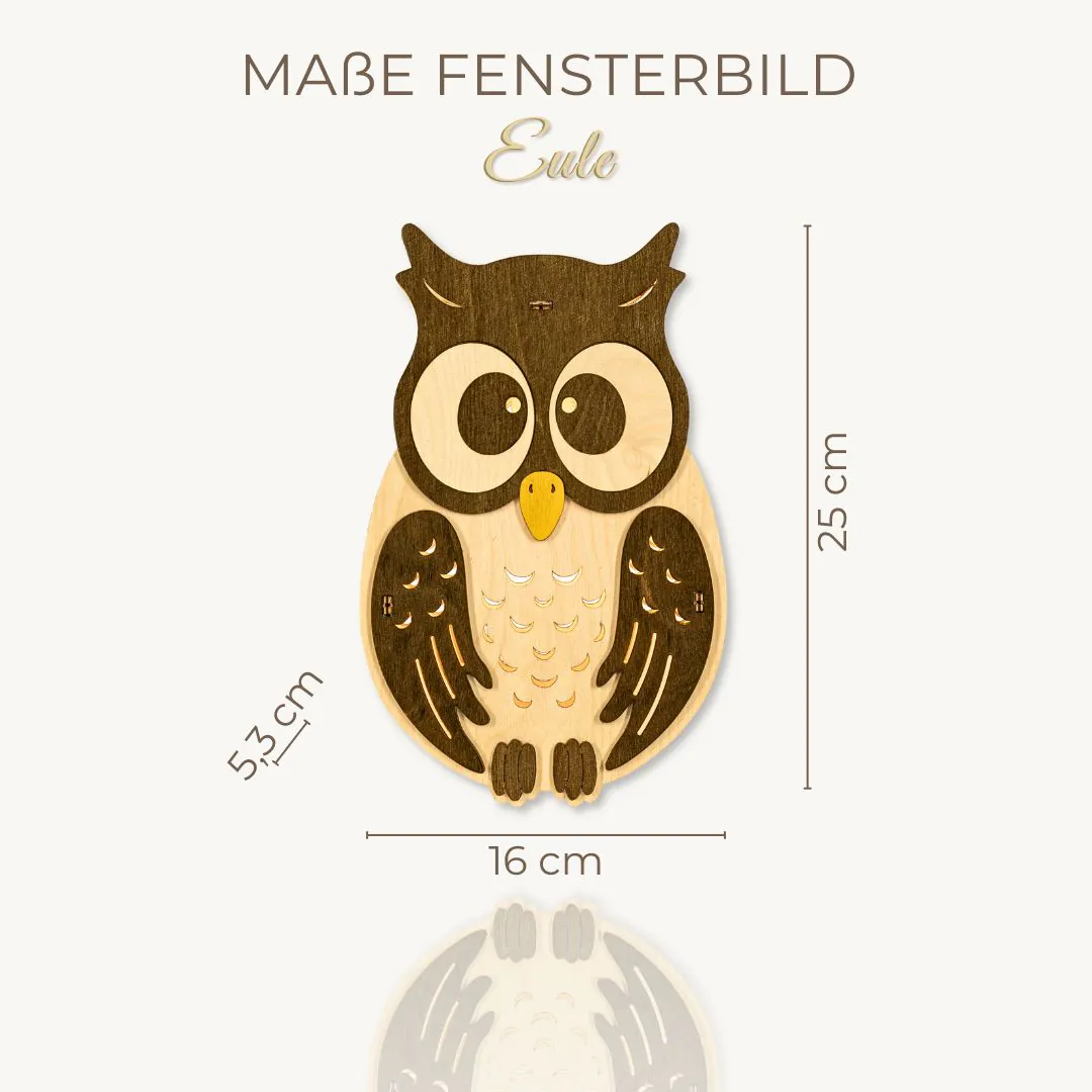 Fensterbild Eule – Bild 9