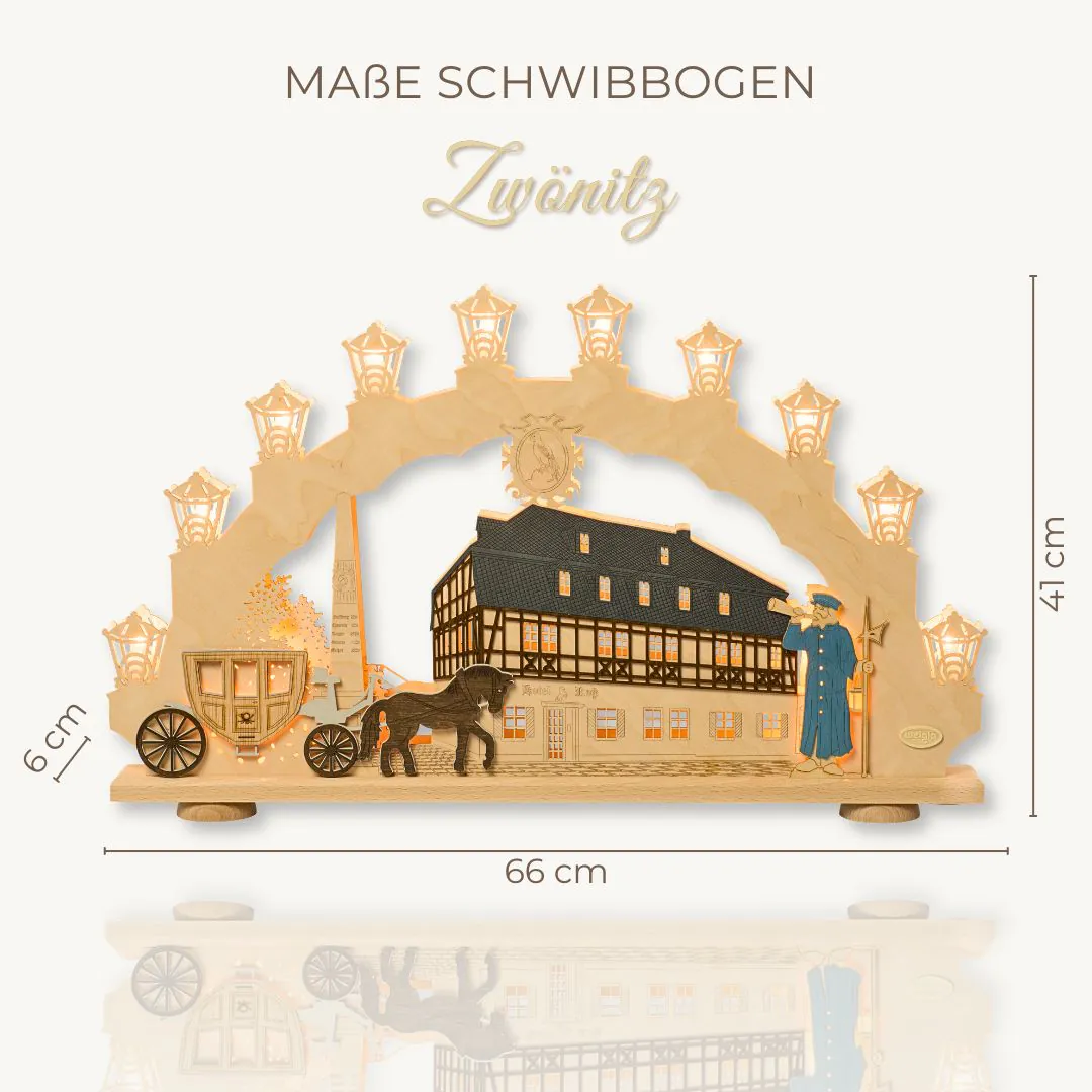 Schwibbogen 15 flg. Zwönitz – Bild 5