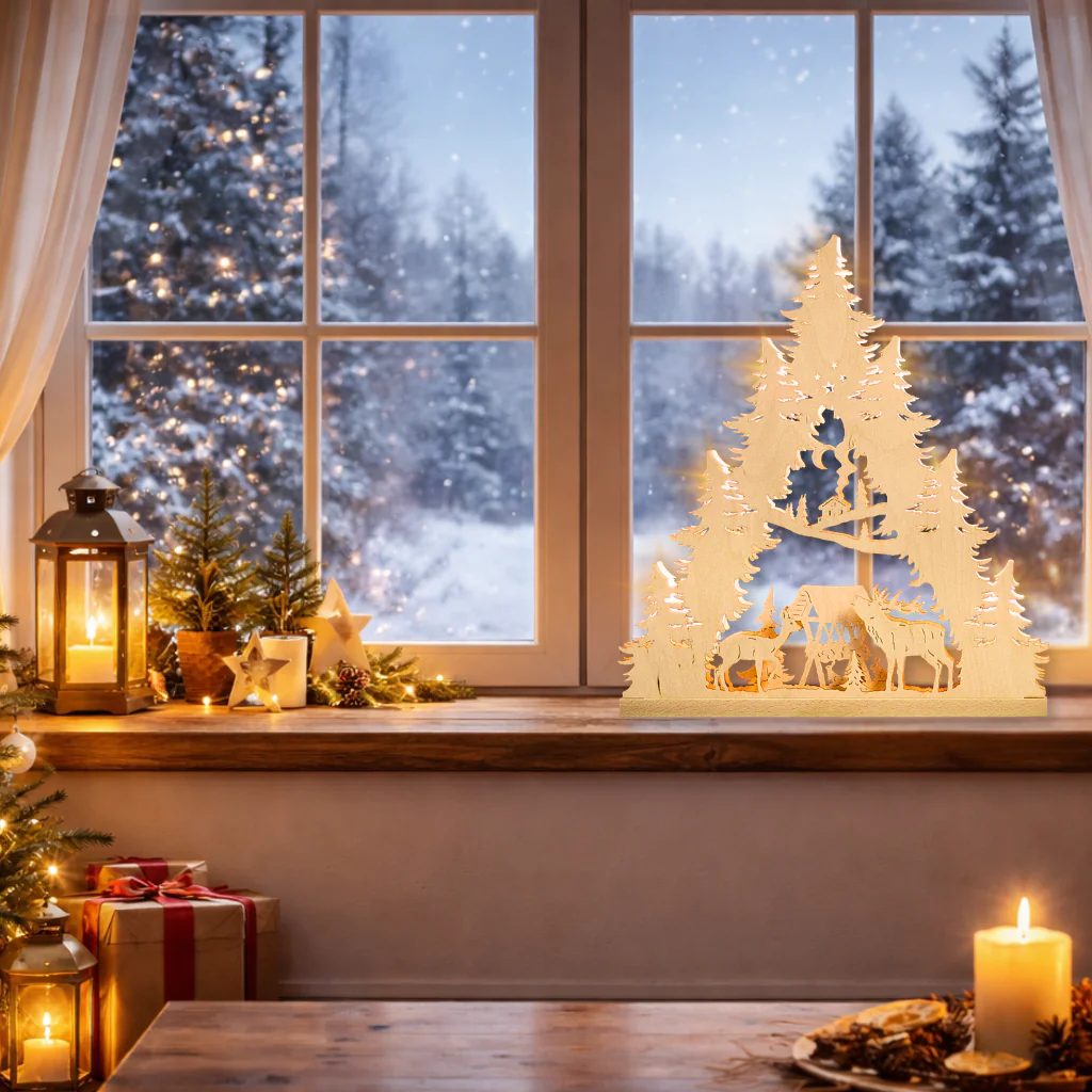 Lichterspitze 7 flg. Hirschfamilie – Bild 6
