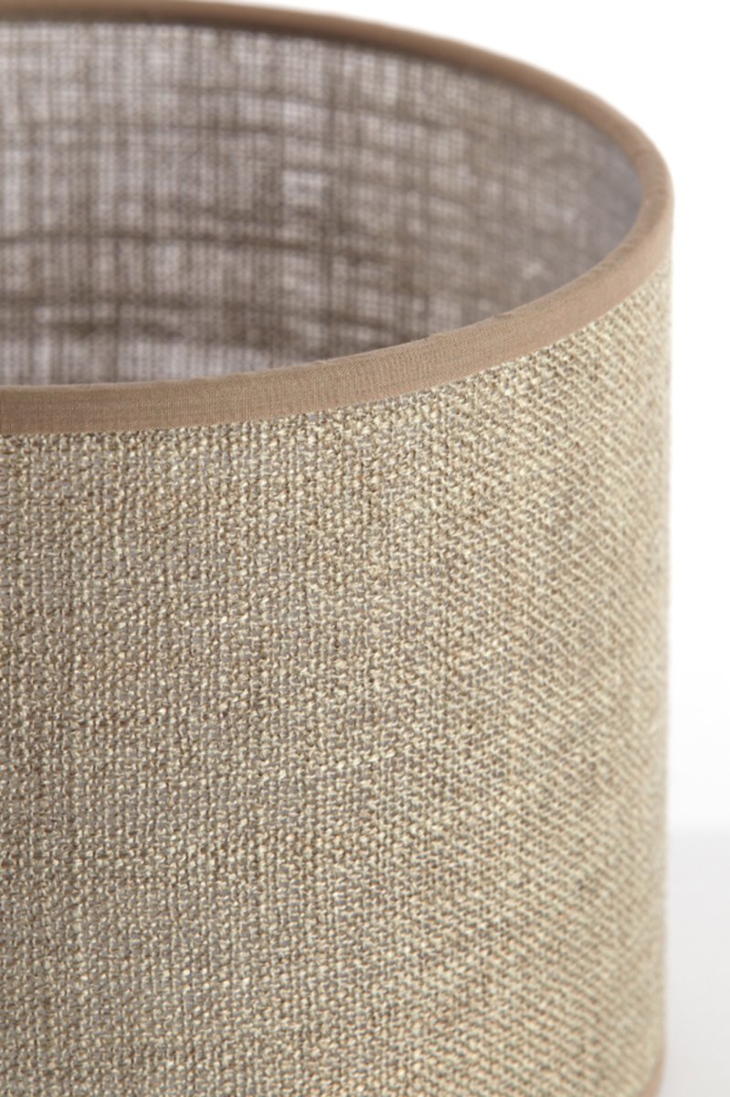 Beige zylindrischer Lampenschirm Light & Living Caden – Bild 7