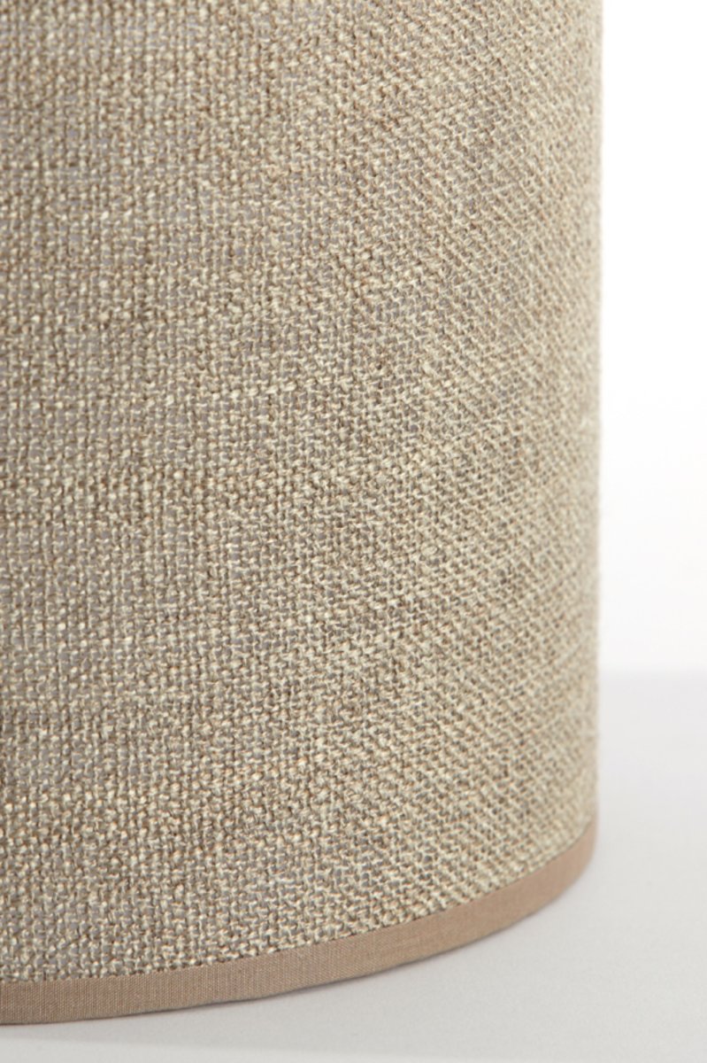 Beige zylindrischer Lampenschirm Light & Living Caden – Bild 8