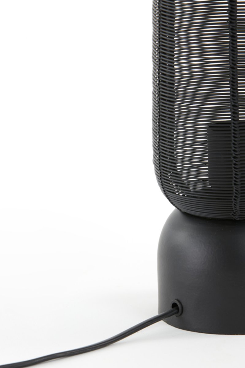Zylindrische schwarze Drahtlampe Light & Living Lezuza – Bild 7