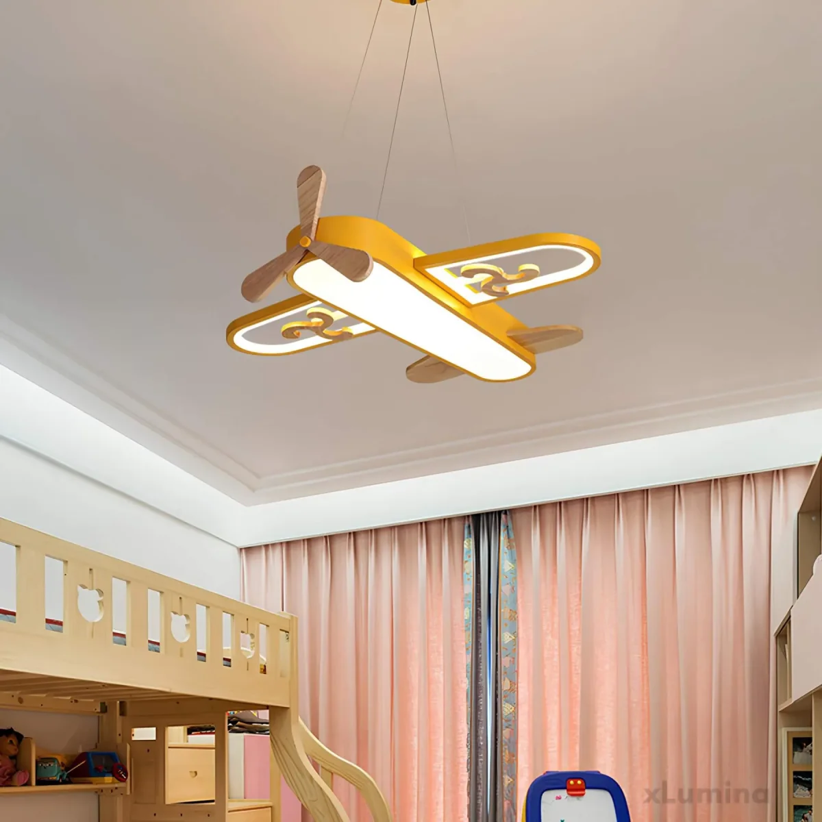 Flugzeugform LED Hängelampe - Kinderzimmer – Bild 5