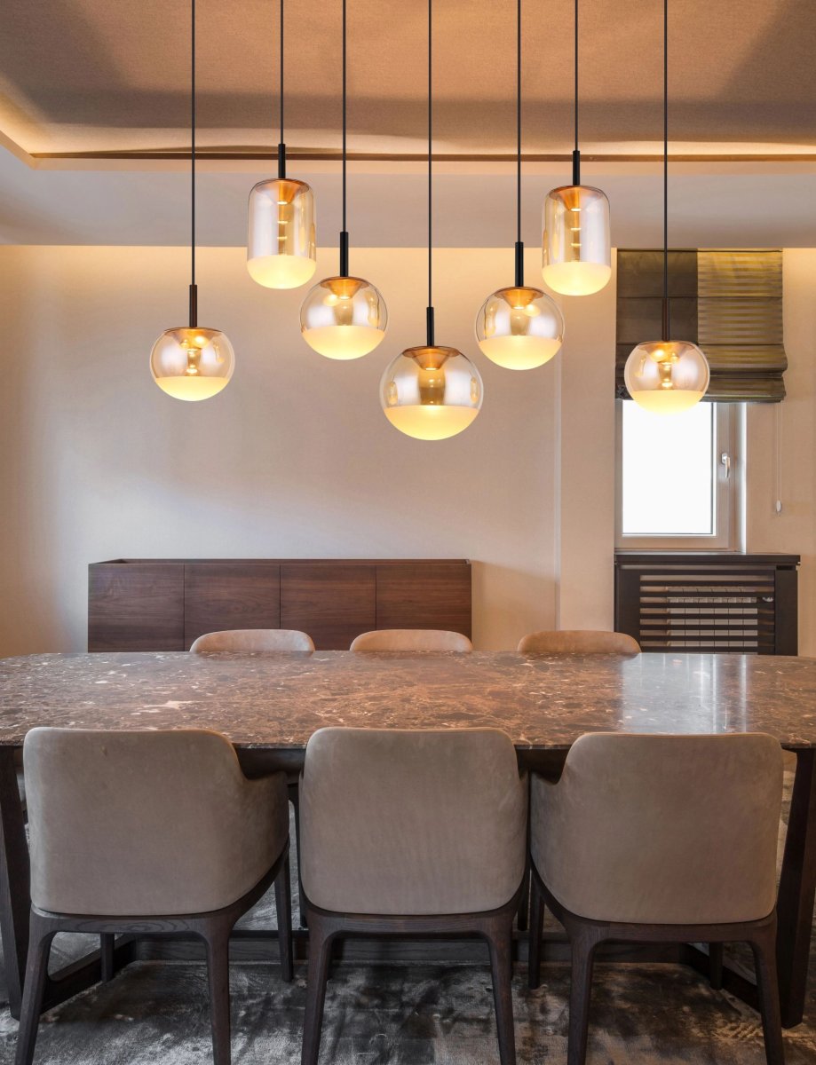 Hängelampe mit einzigartigem Design und Glas-Elementen Severin – Bild 6