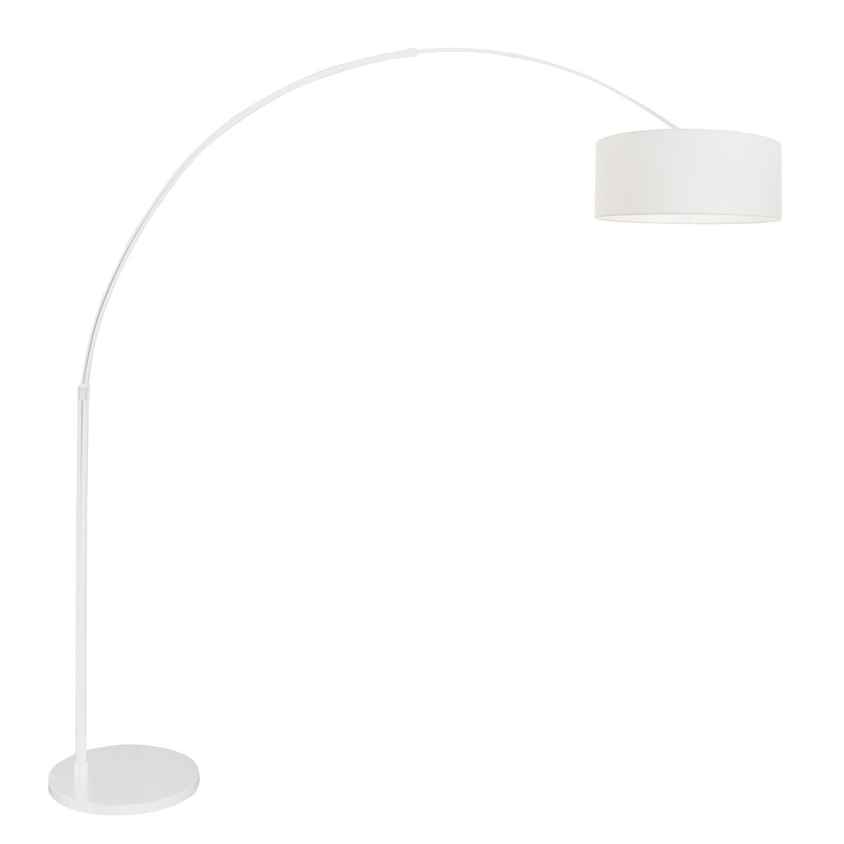 Große Bogenlampe mit weißem Schirm Steinhauer Sparkled Light – Bild 2