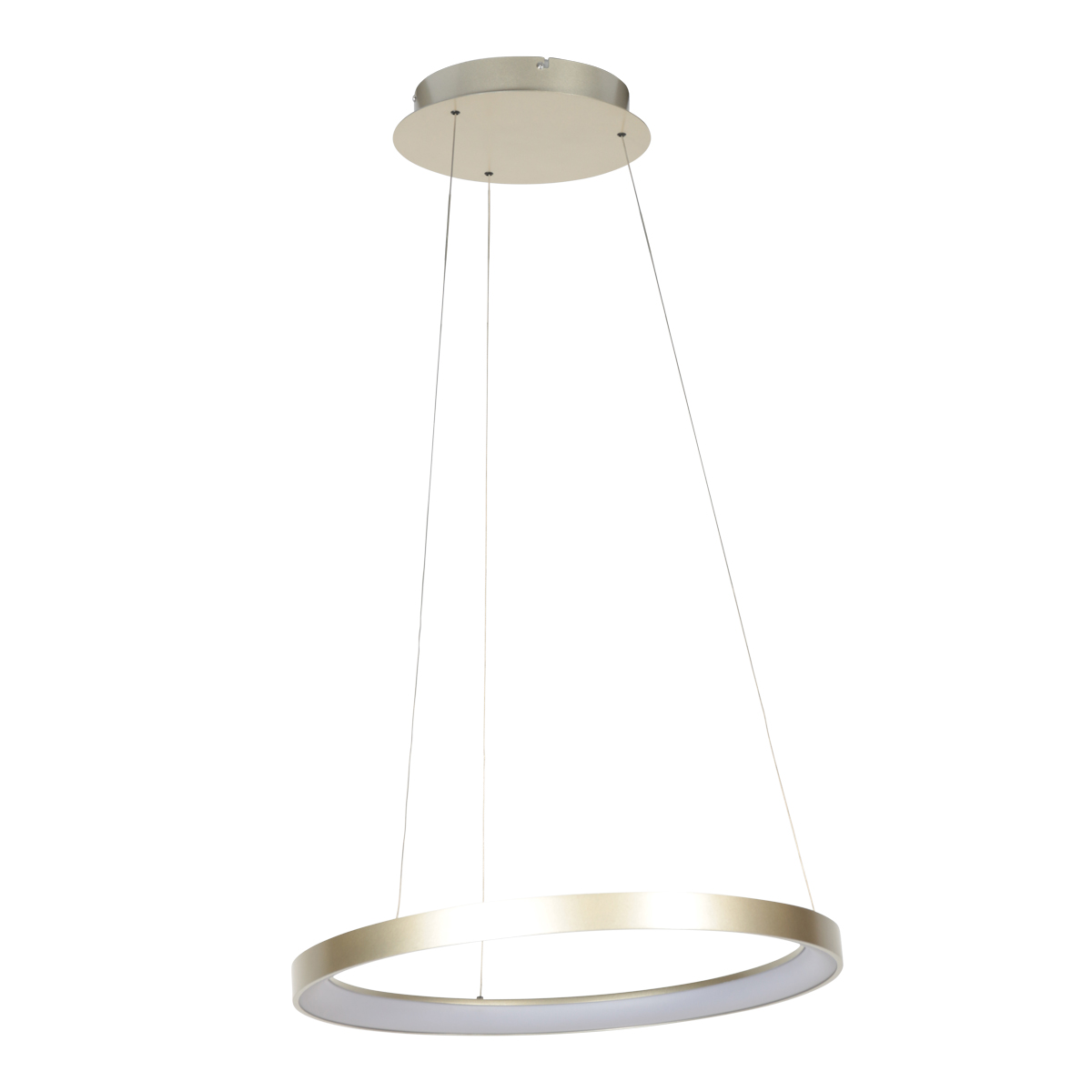 Hängelampe Ring aus Stahl mit dimmbaren LED Steinhauer Ringlede – Bild 9