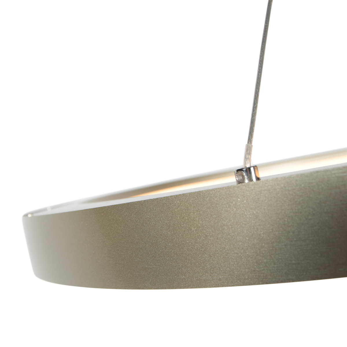 Hängelampe Ring aus Stahl mit dimmbaren LED Steinhauer Ringlede – Bild 5
