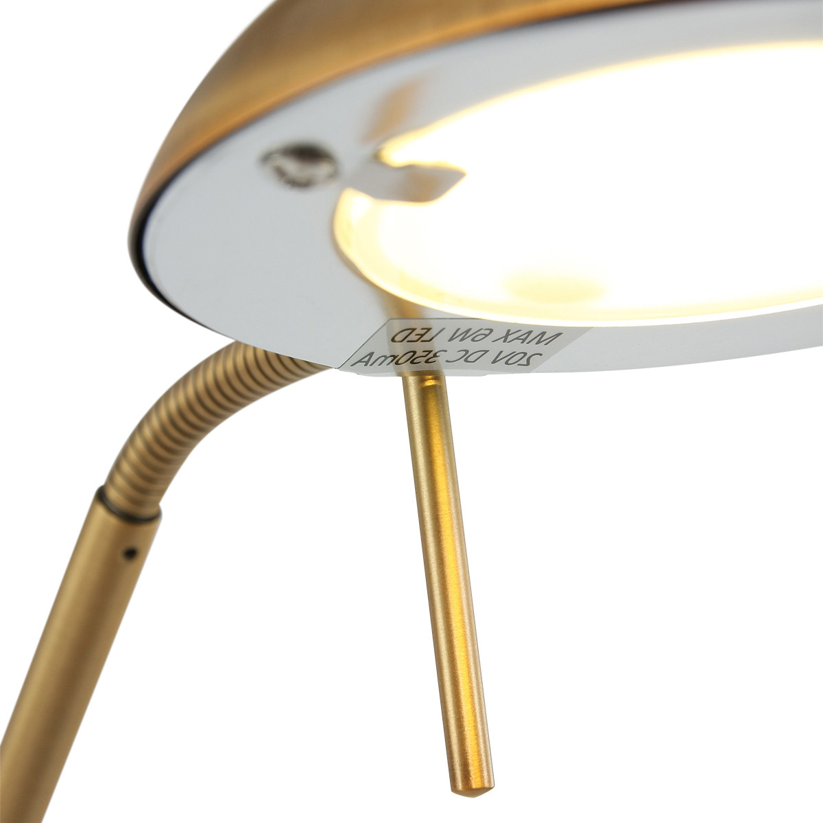 Stehleselampe Bronze Flexibler Stiel Mexlite Biron – Bild 5
