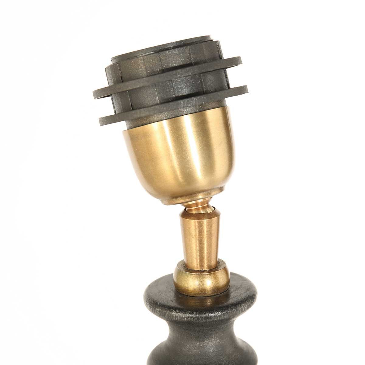 Klassische schwarz-weiße Tischlampe Steinhauer Bois – Bild 8