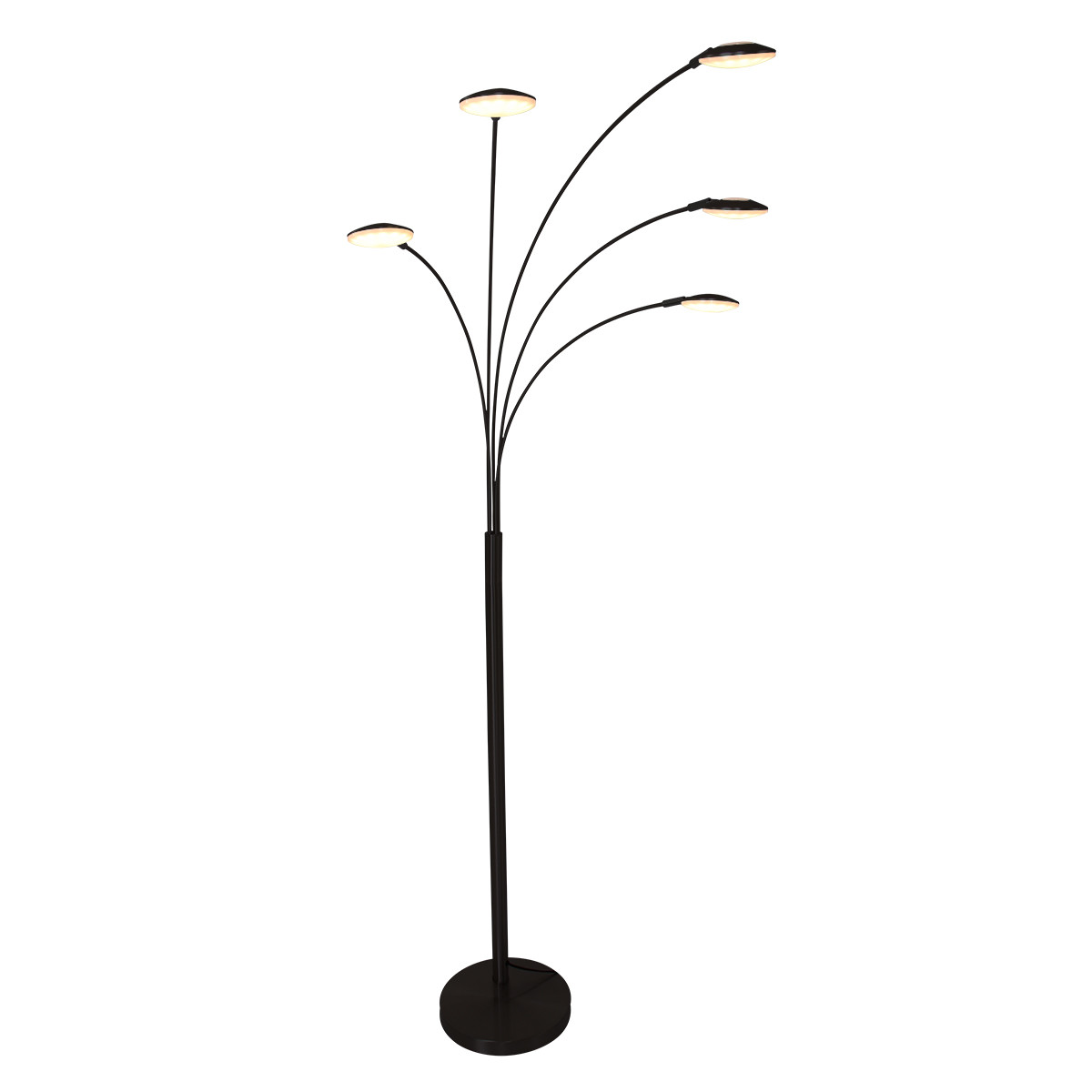 Moderne schwarze Metall-Stehlampe Mexlite Synna – Bild 2