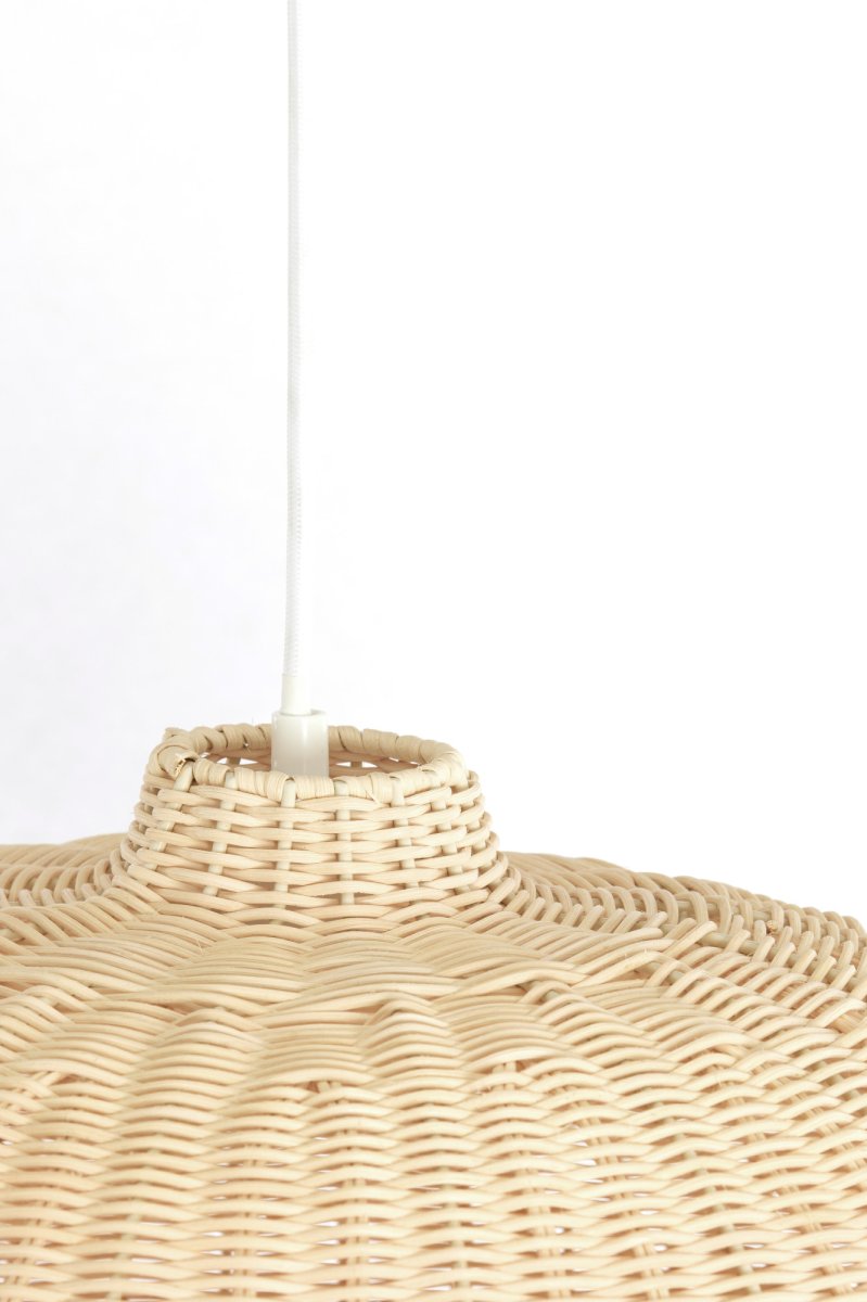 Hängeleuchte Rattan natur handwerklich Light & Living Melzor – Bild 5