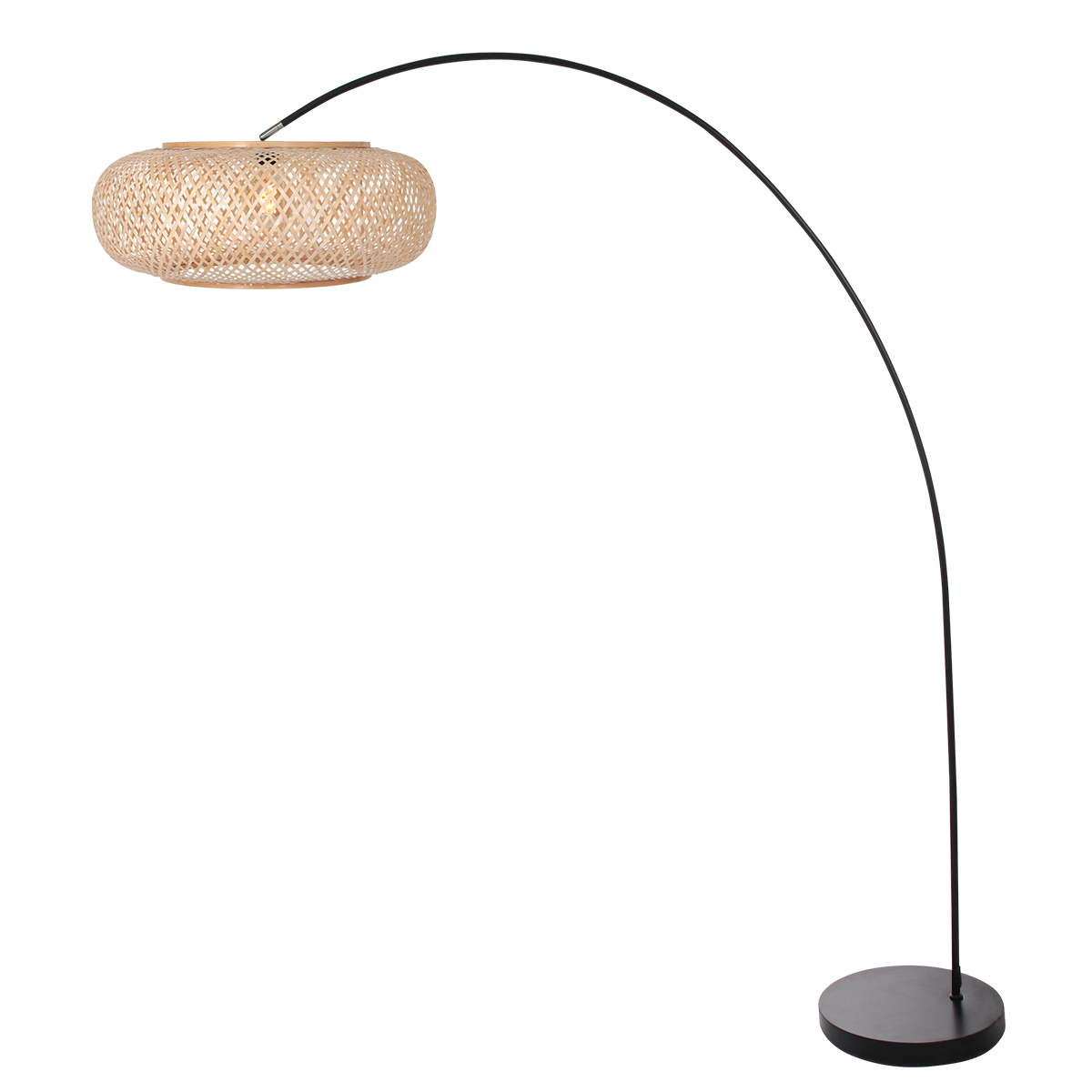 Bogenlampe Natur Bambus Schirm GOOD&MOJO Solva – Bild 3