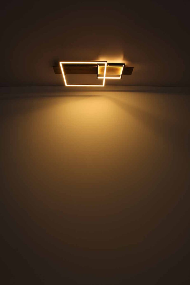 Moderne weiße Holz-Deckenlampe Globo Vanni – Bild 5