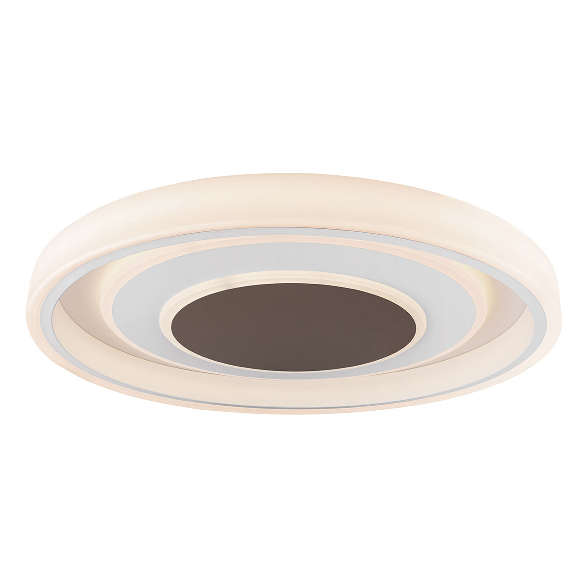 Moderne weiße Metall-Deckenlampe Globo Goffi