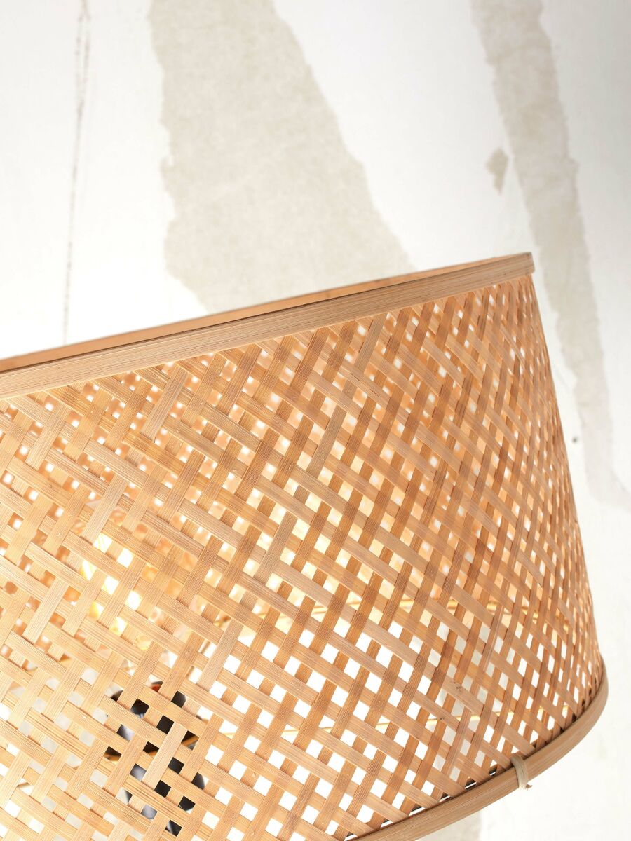 Runde Bohemian-Bambus-Stehlampe in Natur GOOD&MOJO Java – Bild 4