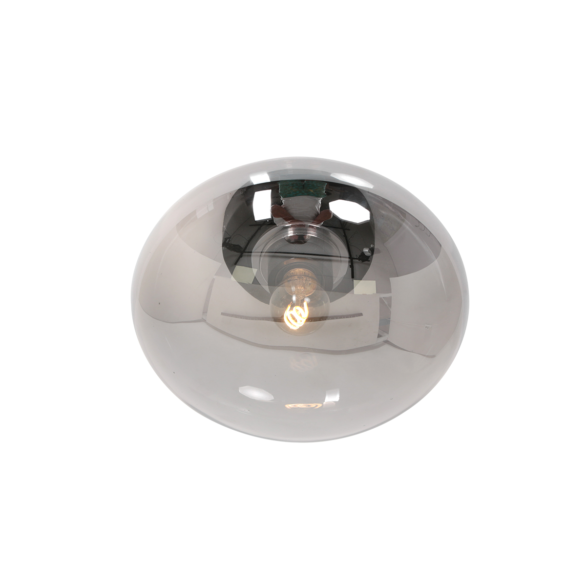 Moderne transparente Glas-Deckenleuchte Steinhauer Reflexion – Bild 5