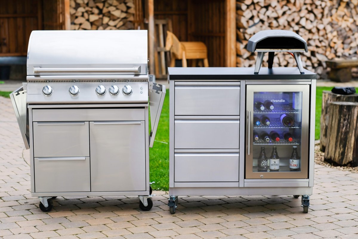 quub Kühlschrank Koch Outdoorküchen Modul Induktion – Bild 6