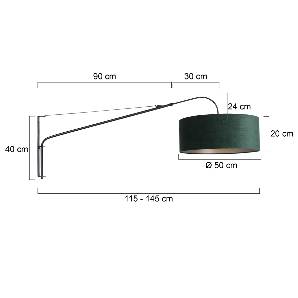 Schicke verstellbare Wandleuchte Steinhauer Elegant Classy – Bild 8