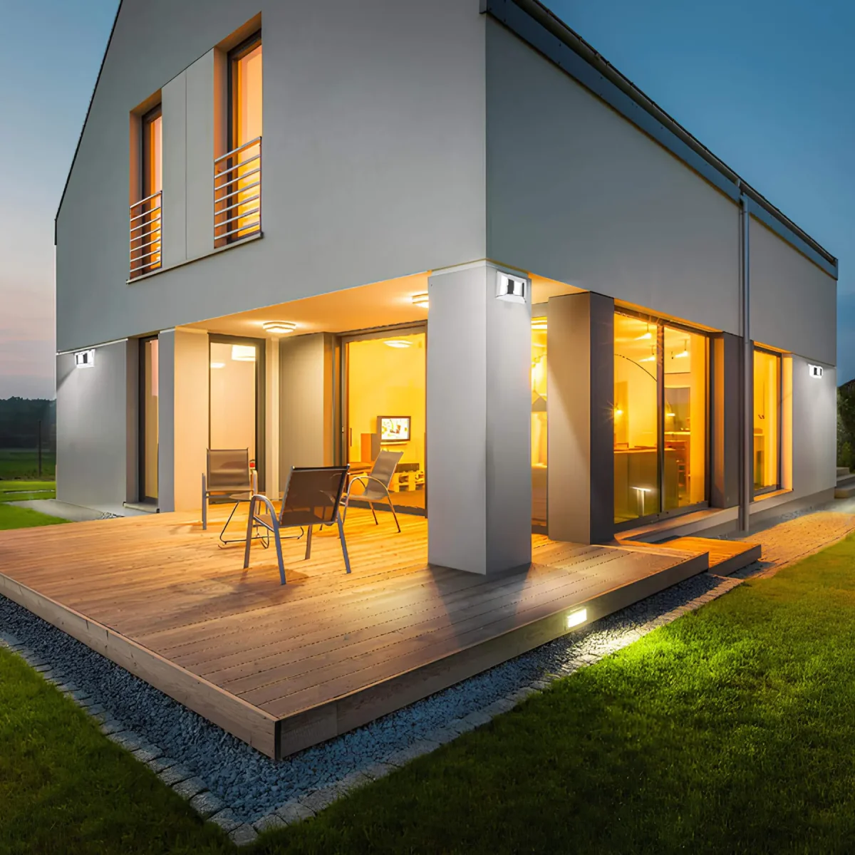 Solar-LED Wandleuchte – Bild 6