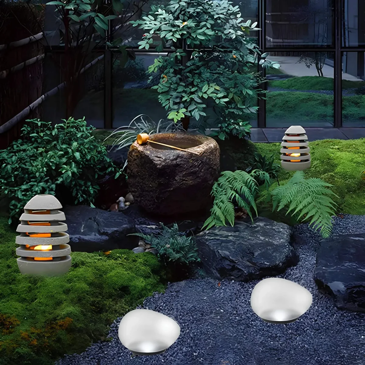 SolarGlow - Solarkiezelsteinlampe – Bild 5