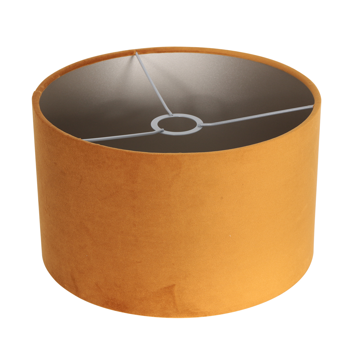 Tischlampe Bronze mit goldenem Samtmantel Steinhauer Stang – Bild 6