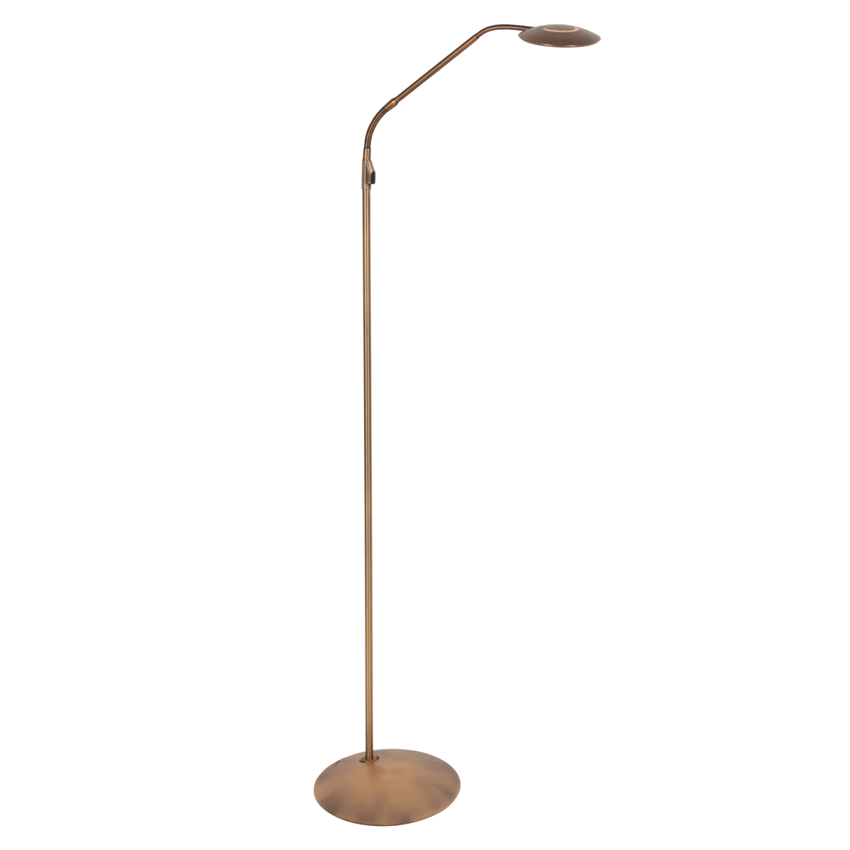 Bodenlampe Bronze Zenith 2 mit verstellbarem Kopf Steinhauer – Bild 3
