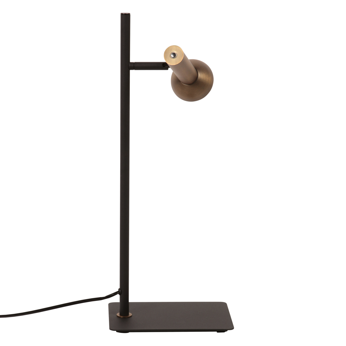 Tischlampe schwarz mit bronzenem Akzent Mexlite Kora – Bild 9